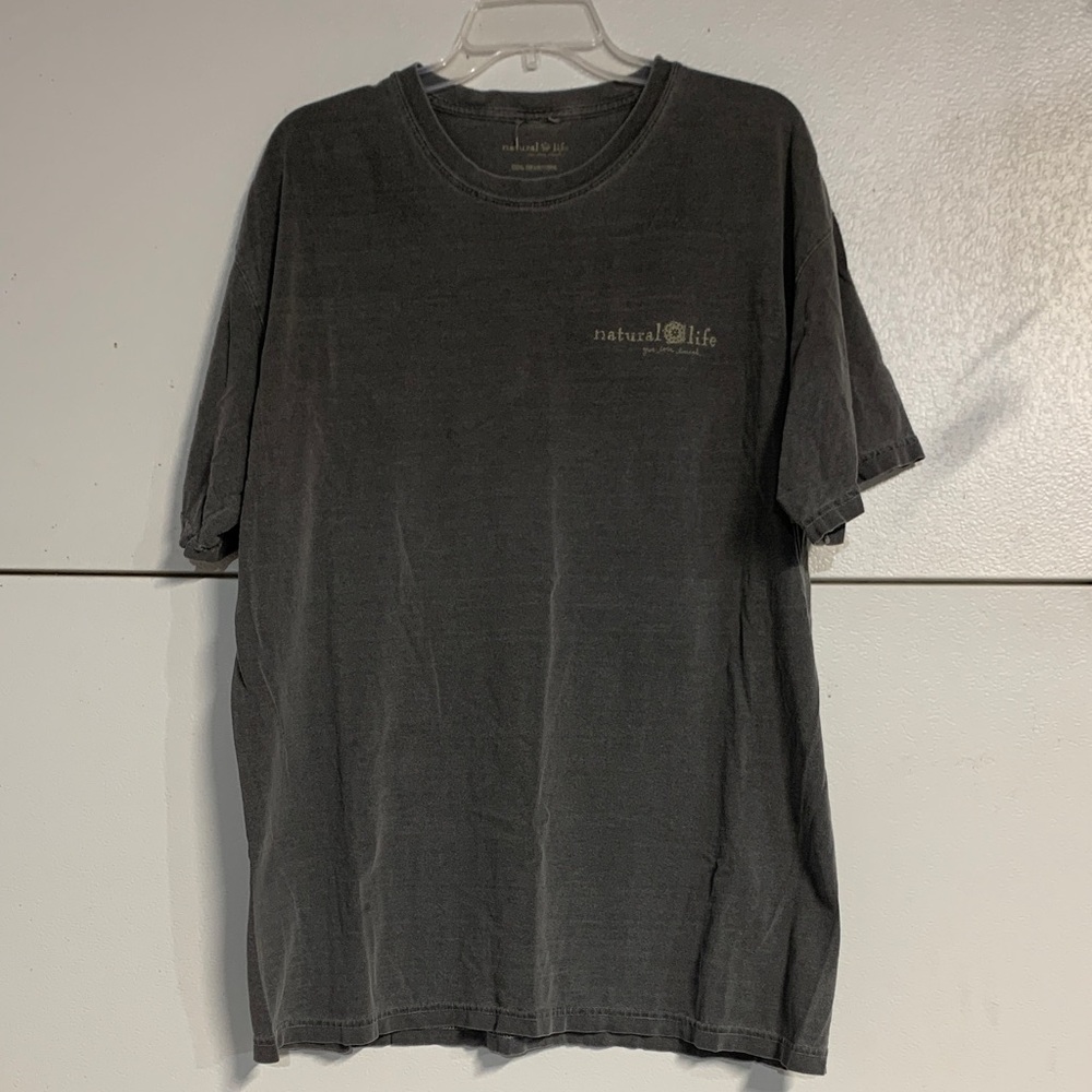 NATURAL LIFE Charcoal Short Sleeve Tee